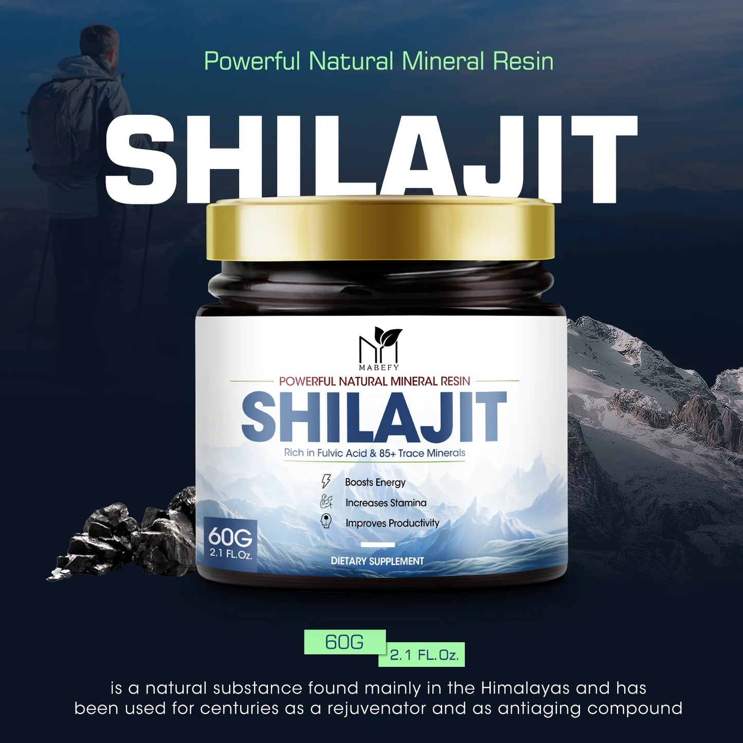 Pure Himalayan Shilajit Resin