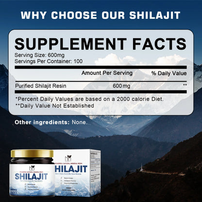 Pure Himalayan Shilajit Resin