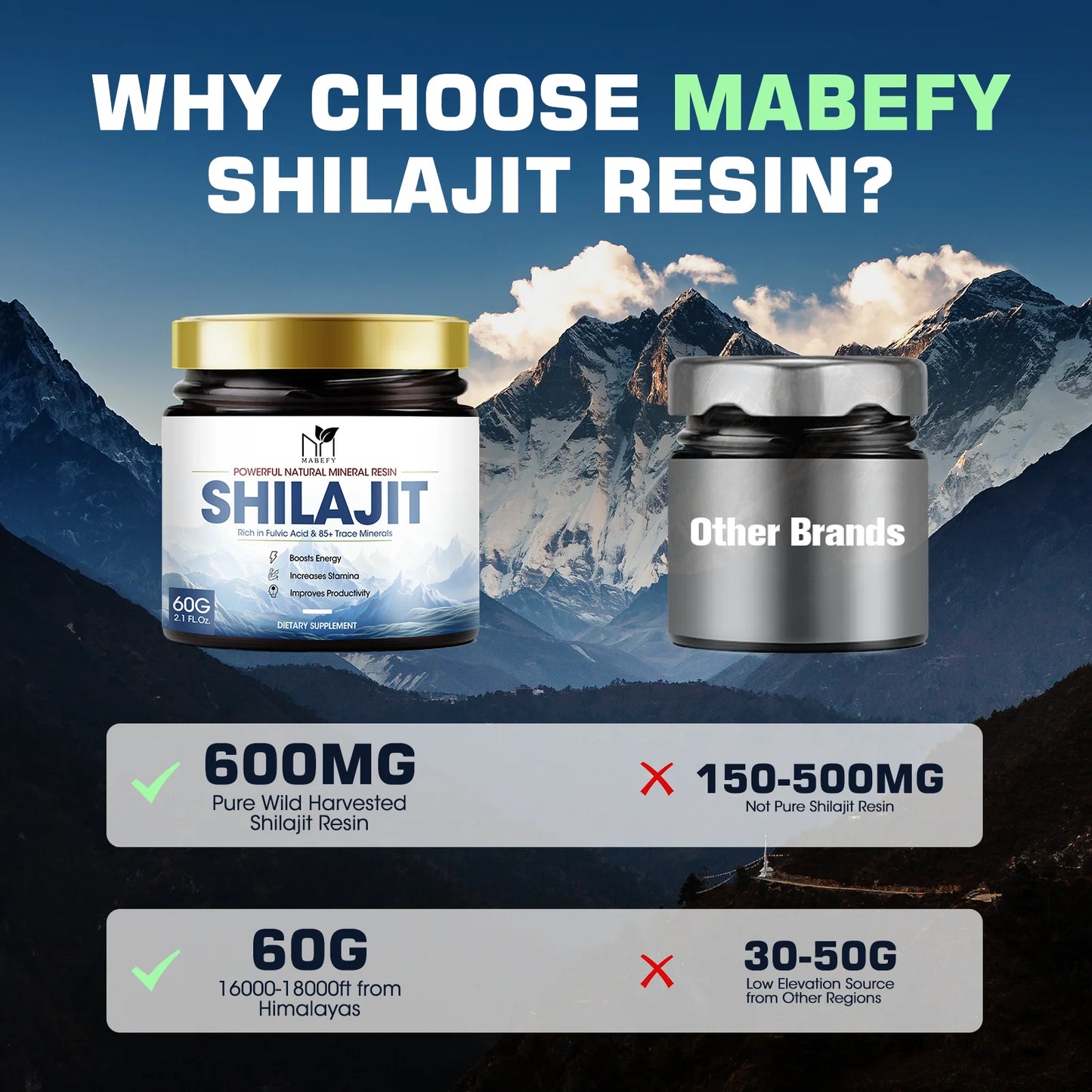 Pure Himalayan Shilajit Resin